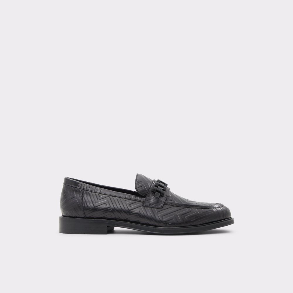 Férfi Aldo Aleck Loafer Slip Ons Fekete | 163-IGTDLS