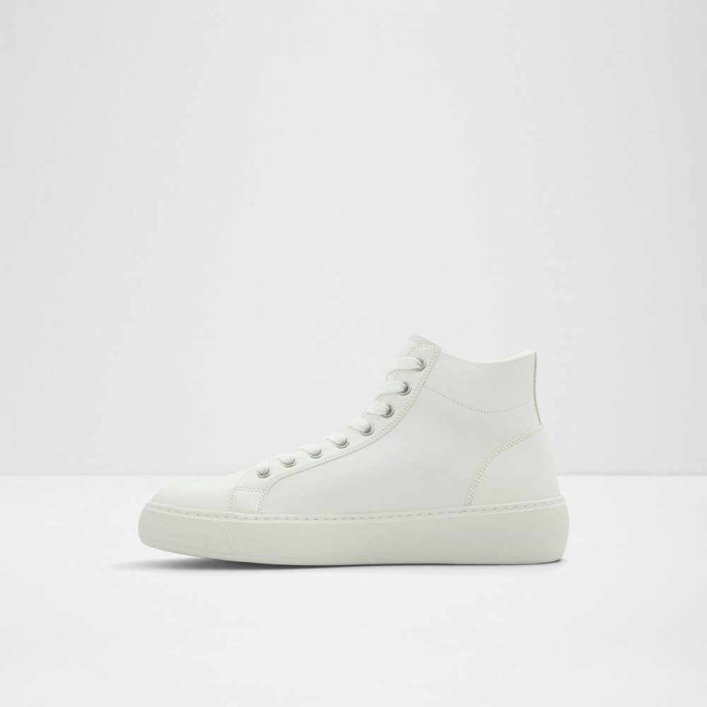 Férfi Aldo Alpha High top sneaker - Cup sole Sportcipő Fehér | 927-DKOWSY