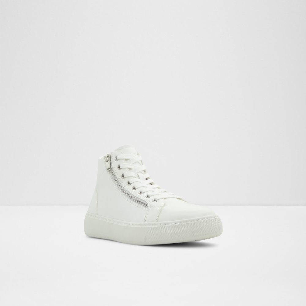 Férfi Aldo Alpha High top sneaker - Cup sole Sportcipő Fehér | 927-DKOWSY
