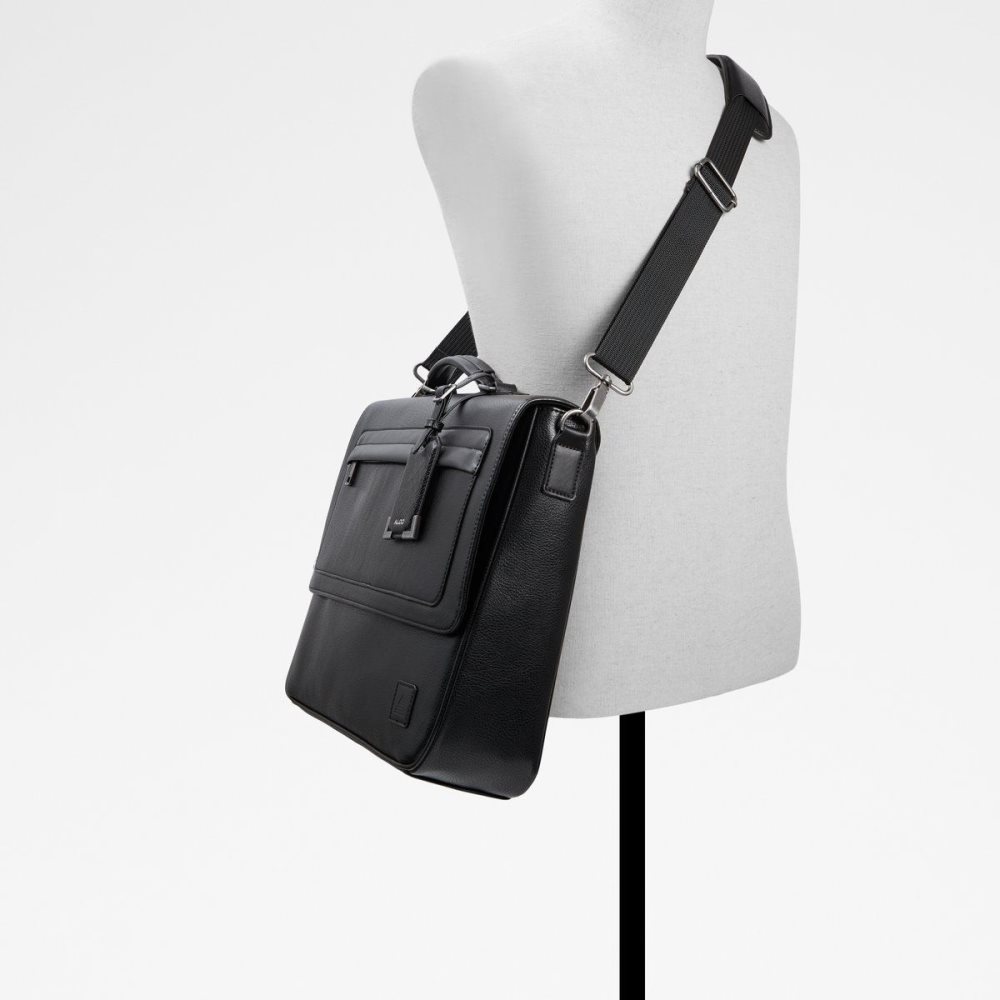 Férfi Aldo Bemini Messenger bag Táskák Fekete | 298-OUJYLT