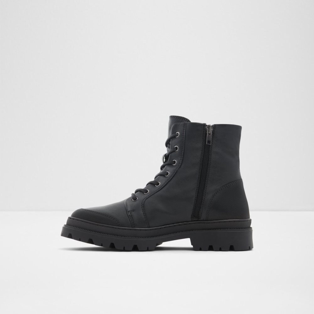 Férfi Aldo Berze Lace up boot Fűzős Csizma Fekete | 703-AHWISO