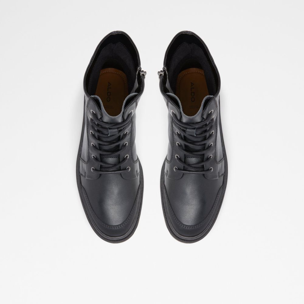 Férfi Aldo Berze Lace up boot Fűzős Csizma Fekete | 703-AHWISO
