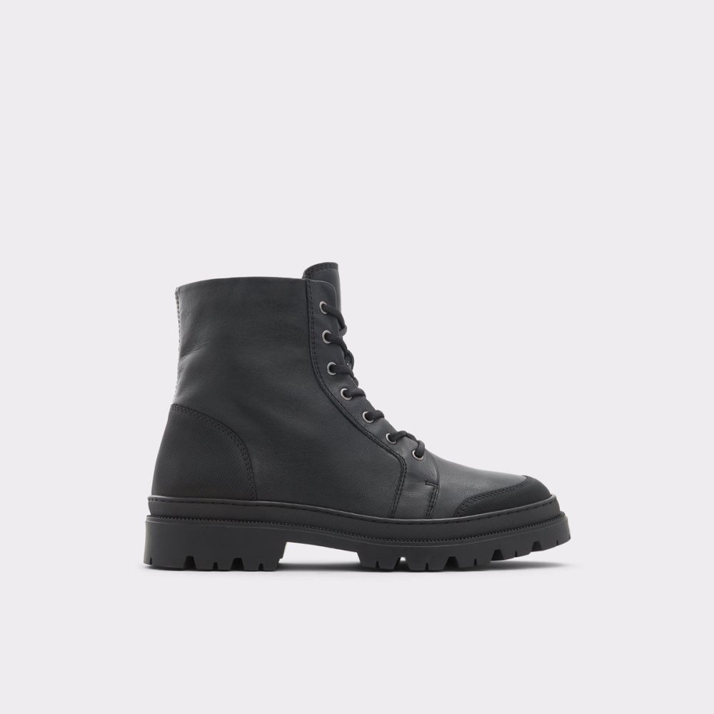 Férfi Aldo Berze Lace up boot Fűzős Csizma Fekete | 703-AHWISO