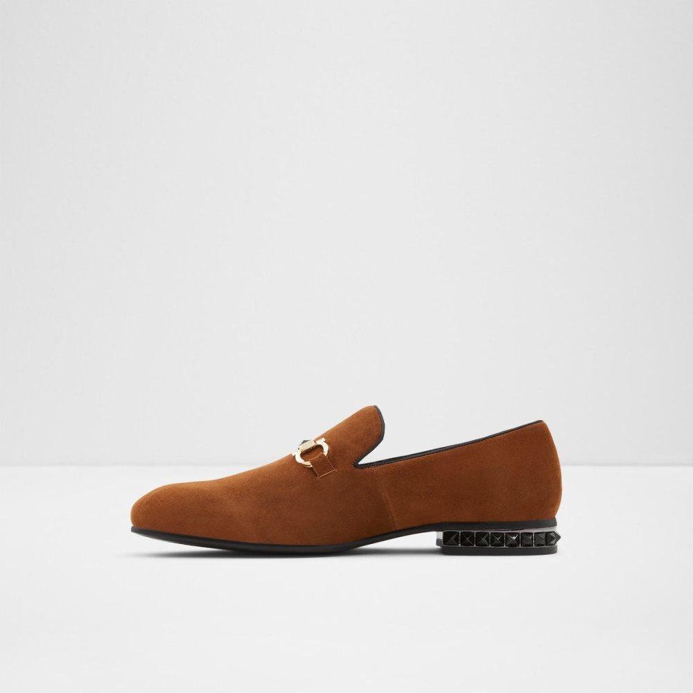 Férfi Aldo Bowtie Loafer Slip Ons Barna | 980-HPDKWX