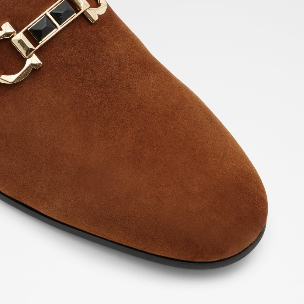 Férfi Aldo Bowtie Loafer Slip Ons Barna | 980-HPDKWX
