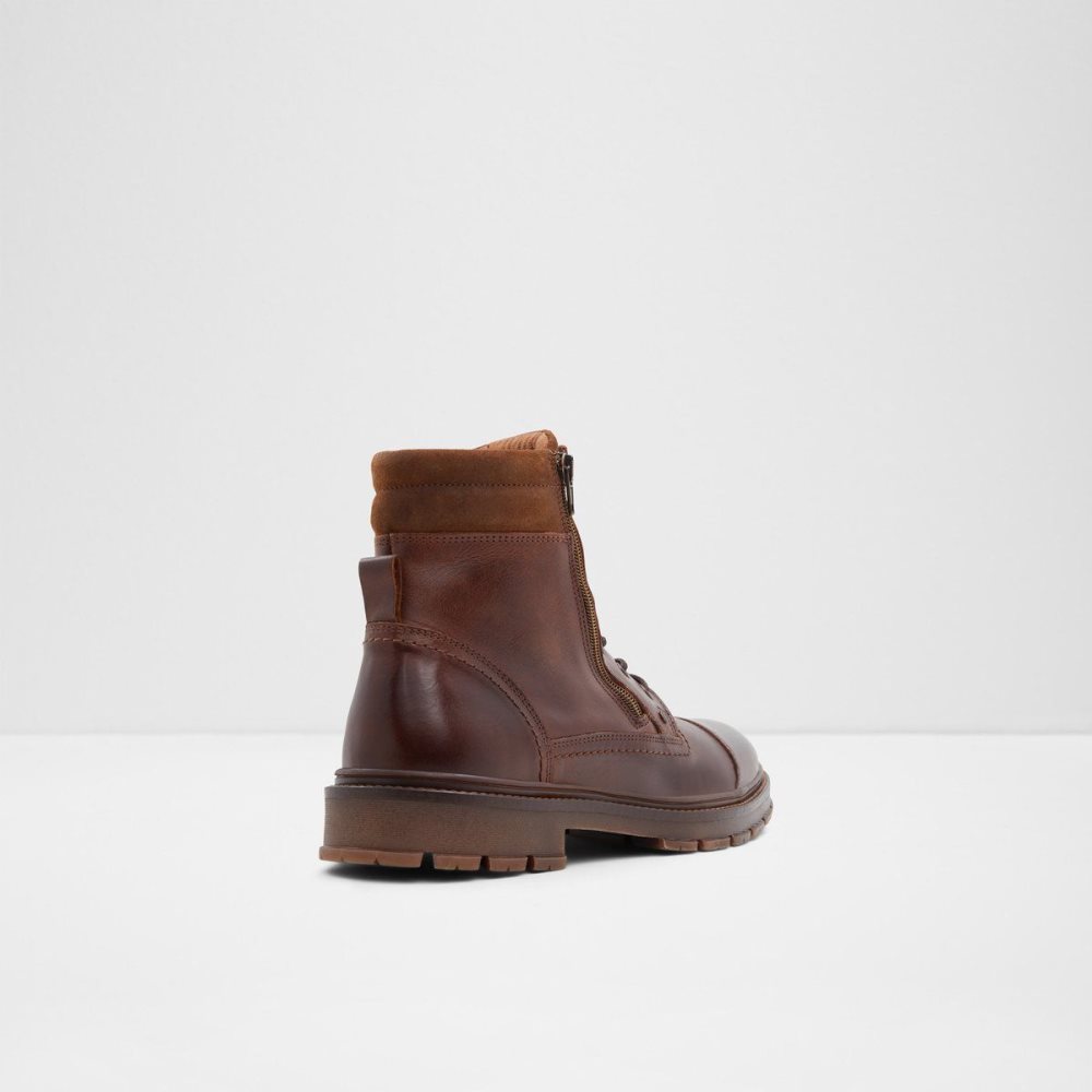 Férfi Aldo Caleseth Lace-up boot Fűzős Csizma Világos Barna | 623-CWMYUT