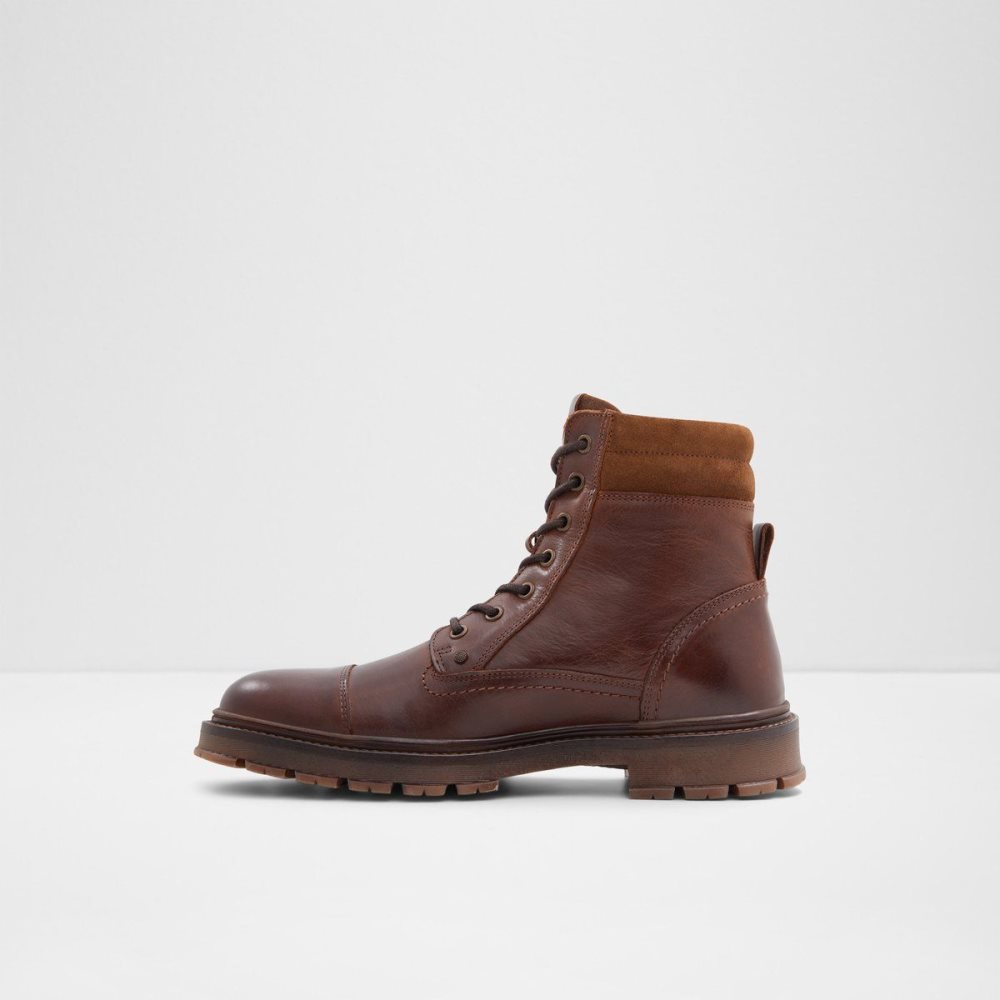 Férfi Aldo Caleseth Lace-up boot Fűzős Csizma Világos Barna | 623-CWMYUT