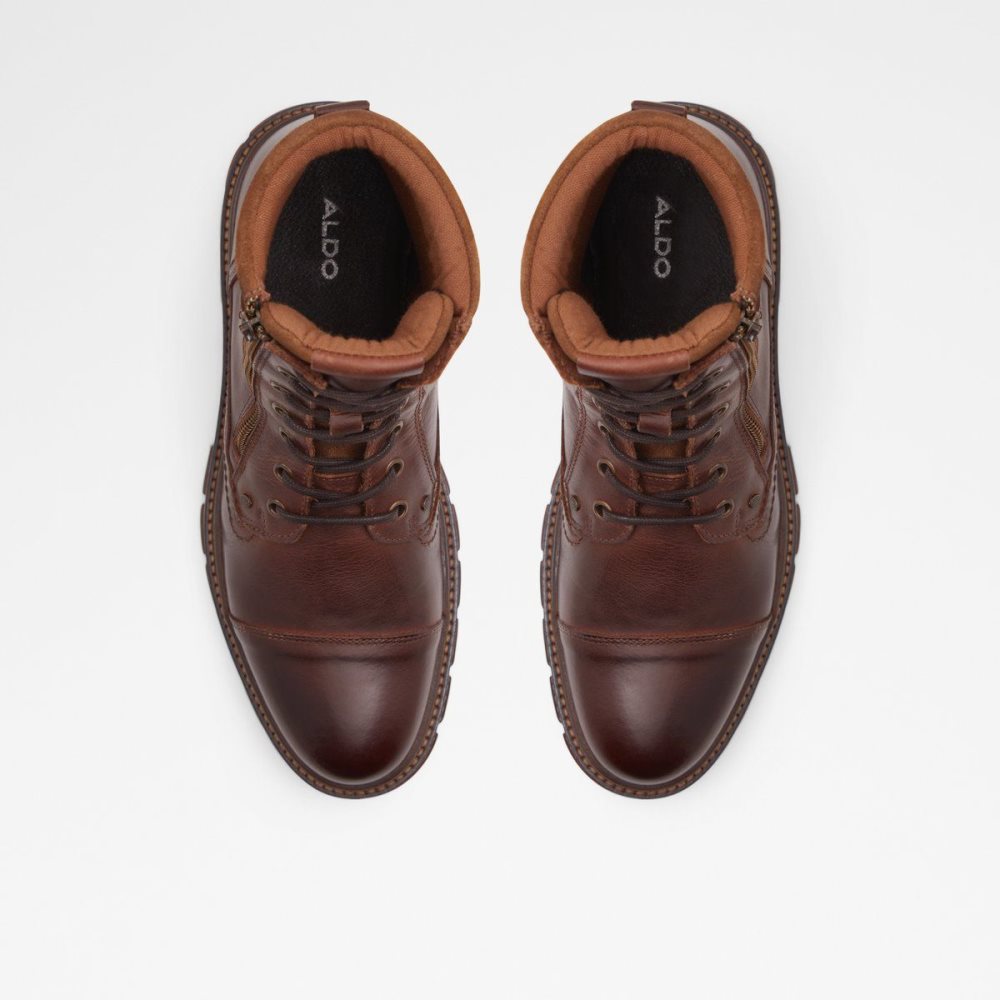 Férfi Aldo Caleseth Lace-up boot Fűzős Csizma Világos Barna | 623-CWMYUT