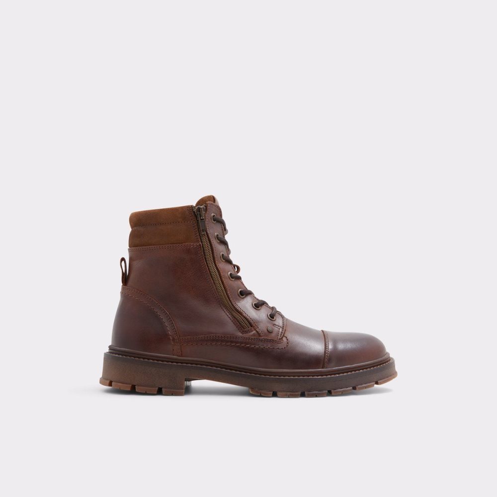 Férfi Aldo Caleseth Lace-up boot Fűzős Csizma Világos Barna | 623-CWMYUT