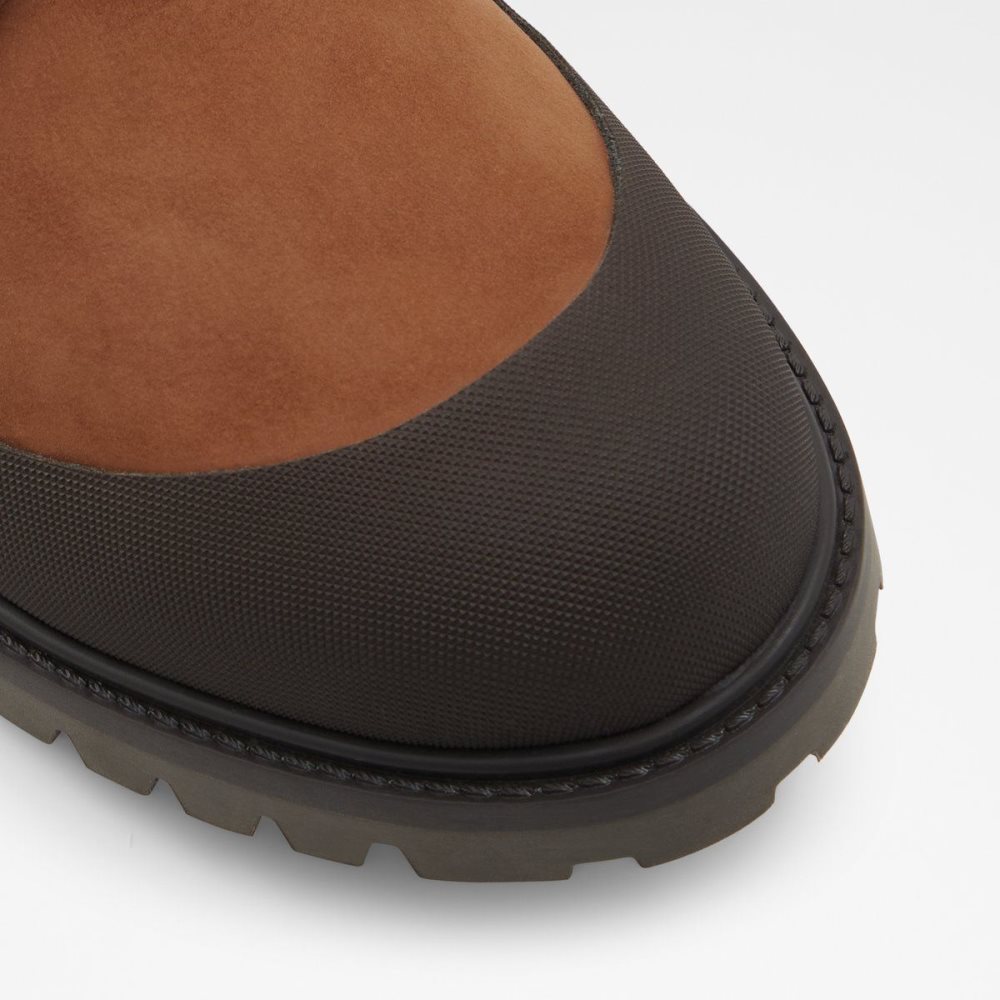 Férfi Aldo Careg Lace up boot Fűzős Csizma Barna | 309-JLHRUV