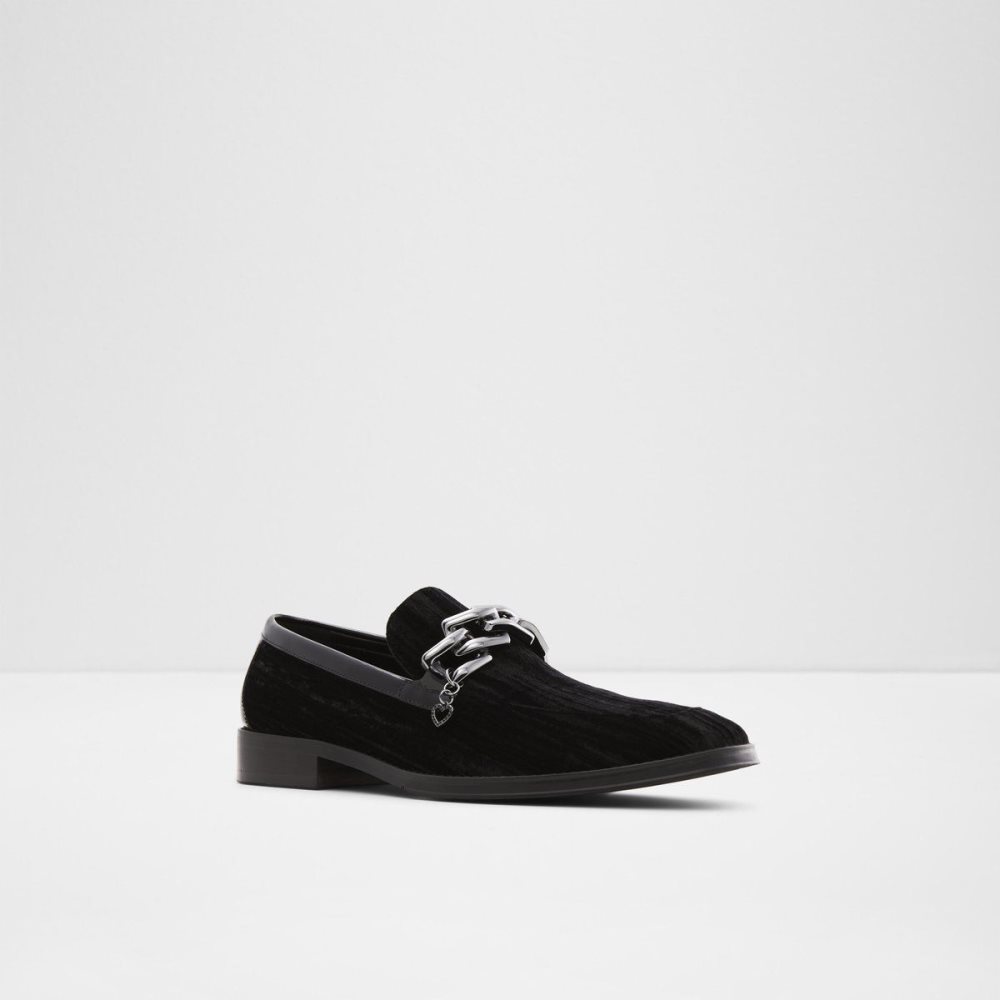 Férfi Aldo Celebrio Slip Ons Fekete | 672-QIUFYL