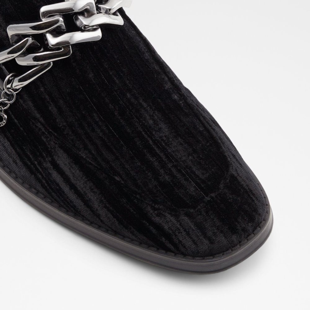 Férfi Aldo Celebrio Slip Ons Fekete | 672-QIUFYL