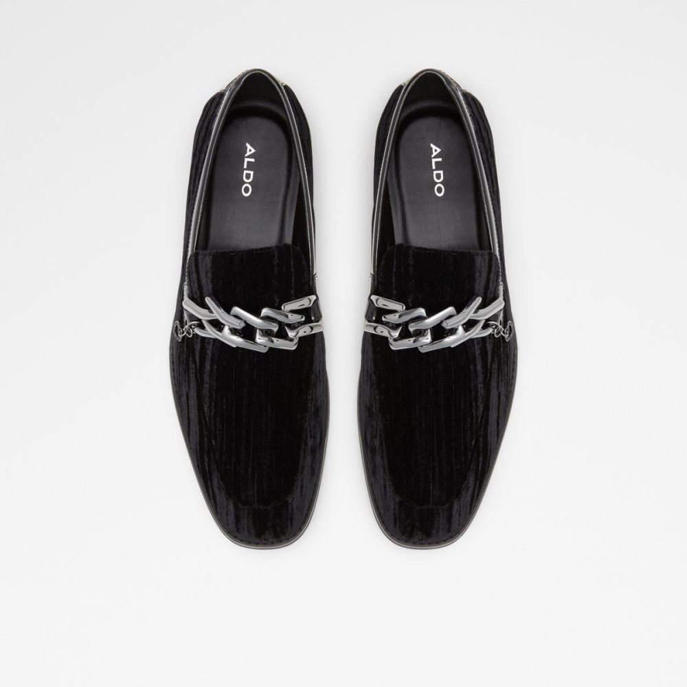 Férfi Aldo Celebrio Slip Ons Fekete | 672-QIUFYL