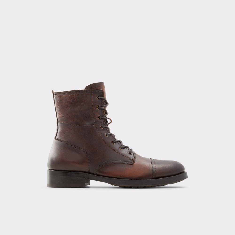 Férfi Aldo Coolport Lace up ankle boot Fűzős Csizma Barna | 164-CNUIPV