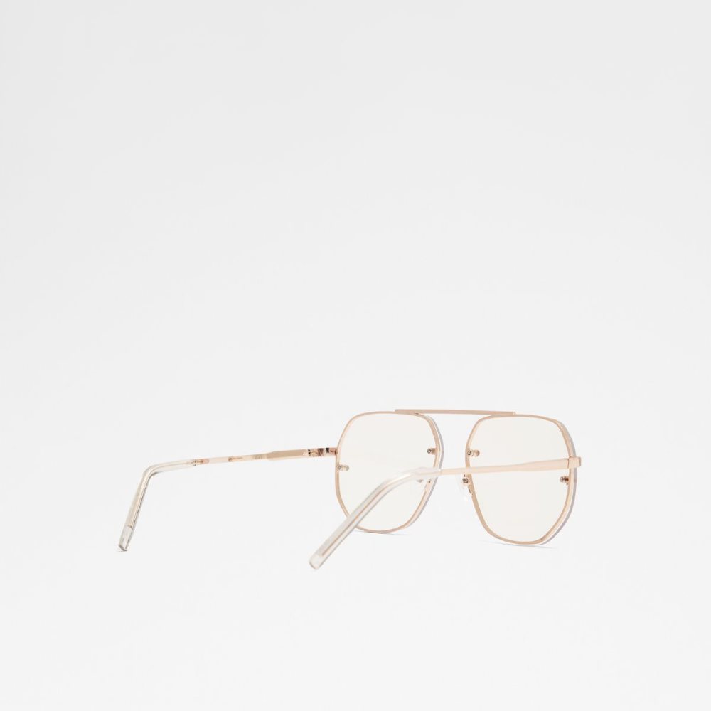 Férfi Aldo Diprion Aviator sunglasses Napszemüveg Arany | 672-HTJKRP