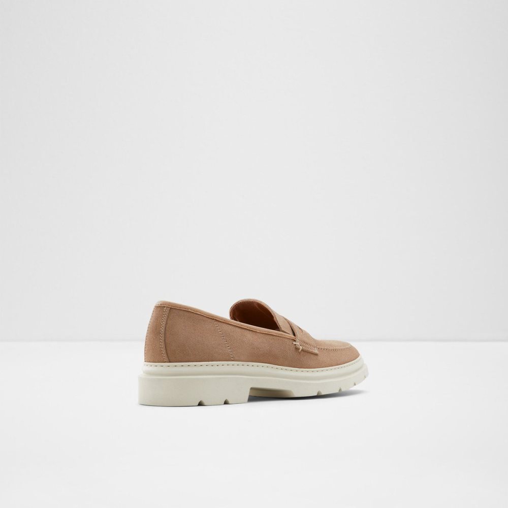 Férfi Aldo Droarien Loafer Slip Ons Barna | 123-KHUBMN