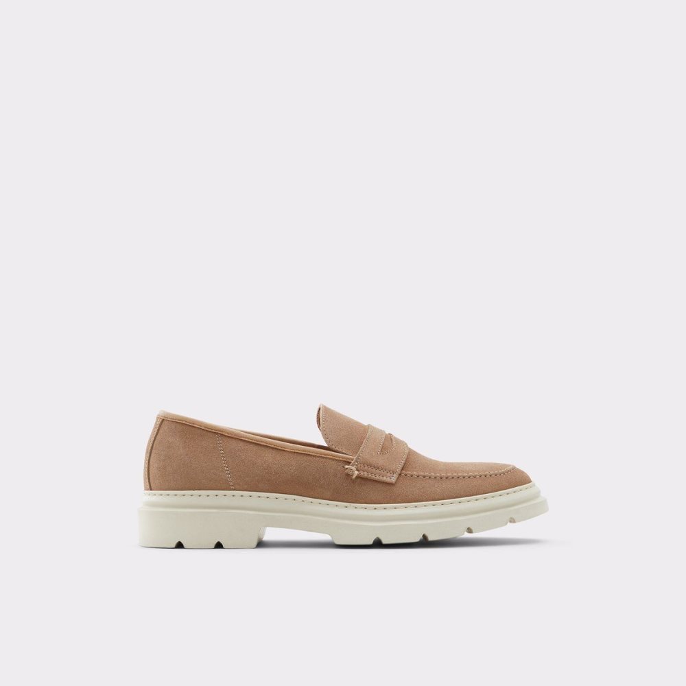 Férfi Aldo Droarien Loafer Slip Ons Barna | 123-KHUBMN