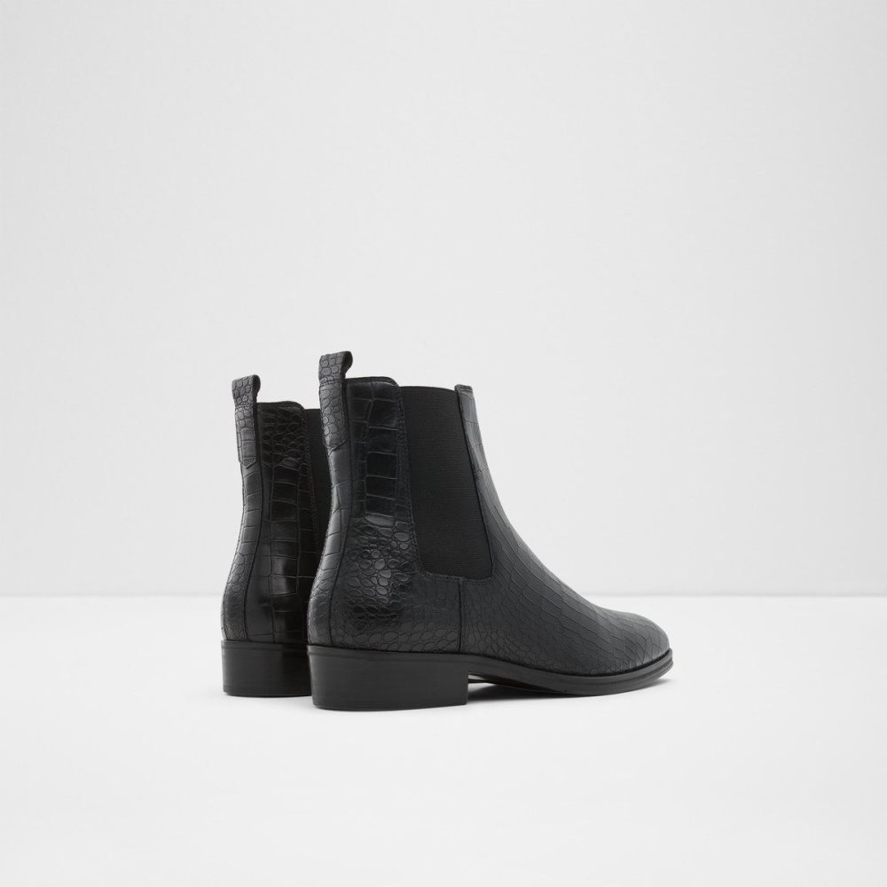 Férfi Aldo Druven Chelsea boot Chelsea Csizma Fekete | 960-DUKQTP