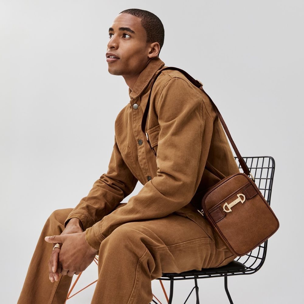Férfi Aldo Etude Crossbody bag Táskák Barna | 532-BKJRXQ