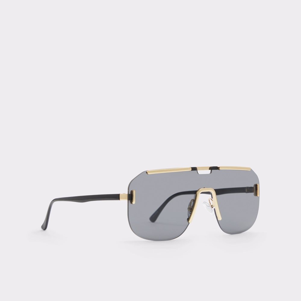 Férfi Aldo Federico Sunglasses Napszemüveg Fekete Arany | 921-GIVCSK