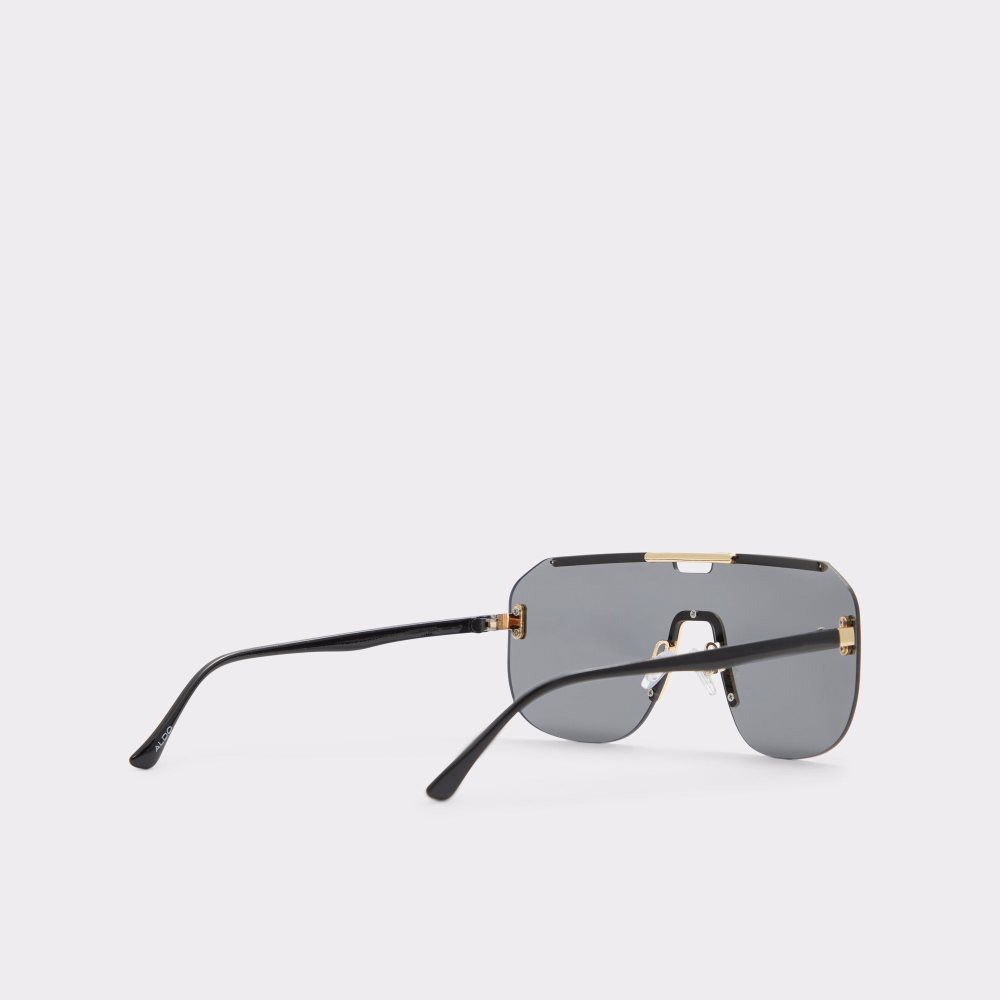 Férfi Aldo Federico Sunglasses Napszemüveg Fekete Arany | 921-GIVCSK