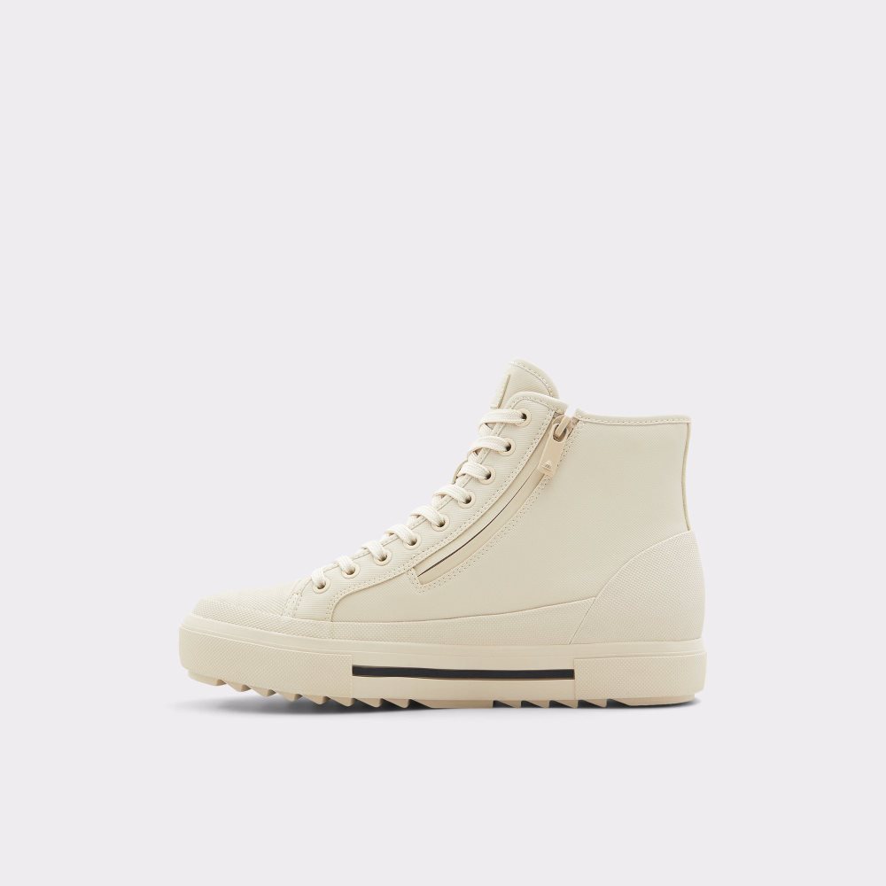 Férfi Aldo Freesole High top sneaker - Cup sole Fűzős Csizma Világos Bézs | 903-ESDXIB
