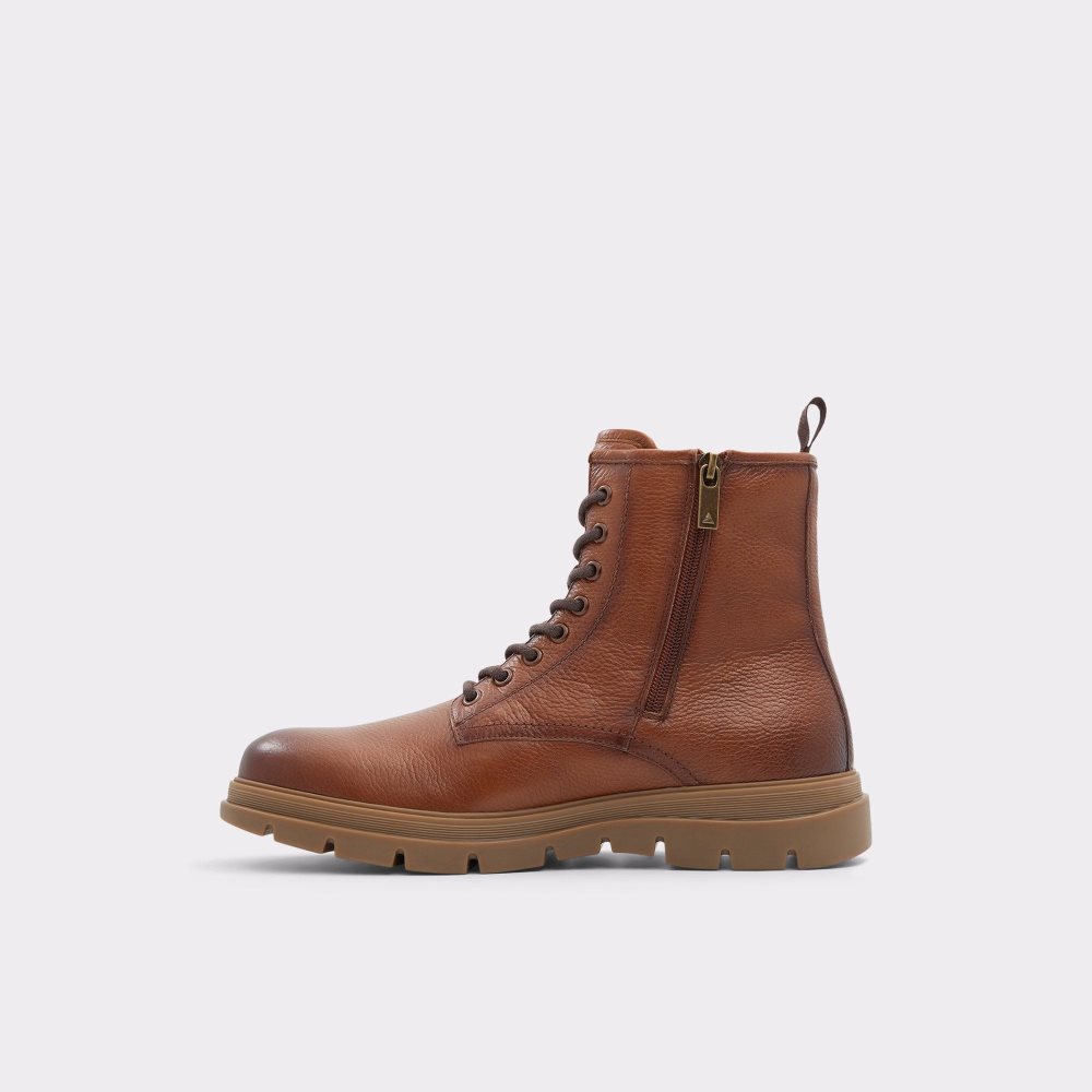 Férfi Aldo Graveldiver Lace-up boot Fűzős Csizma Barna | 540-IQKFBY