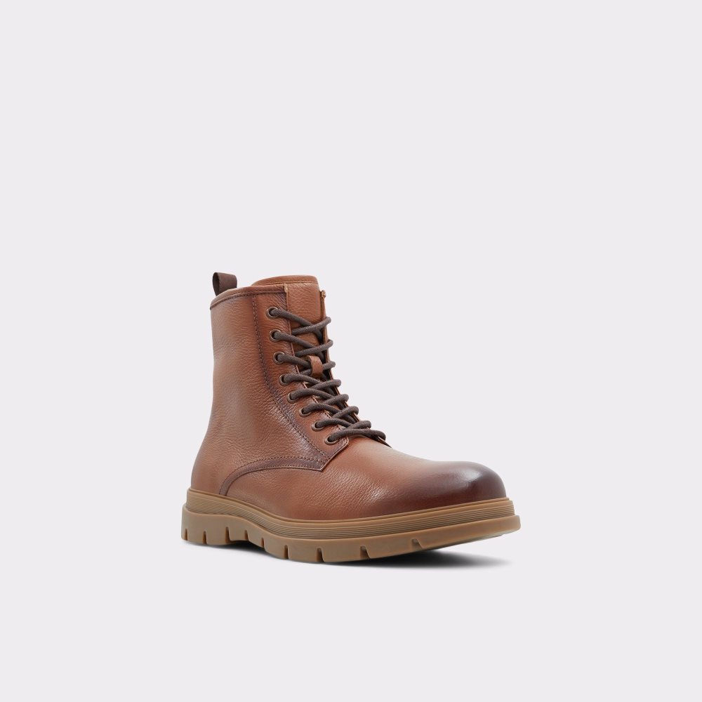 Férfi Aldo Graveldiver Lace-up boot Fűzős Csizma Barna | 540-IQKFBY