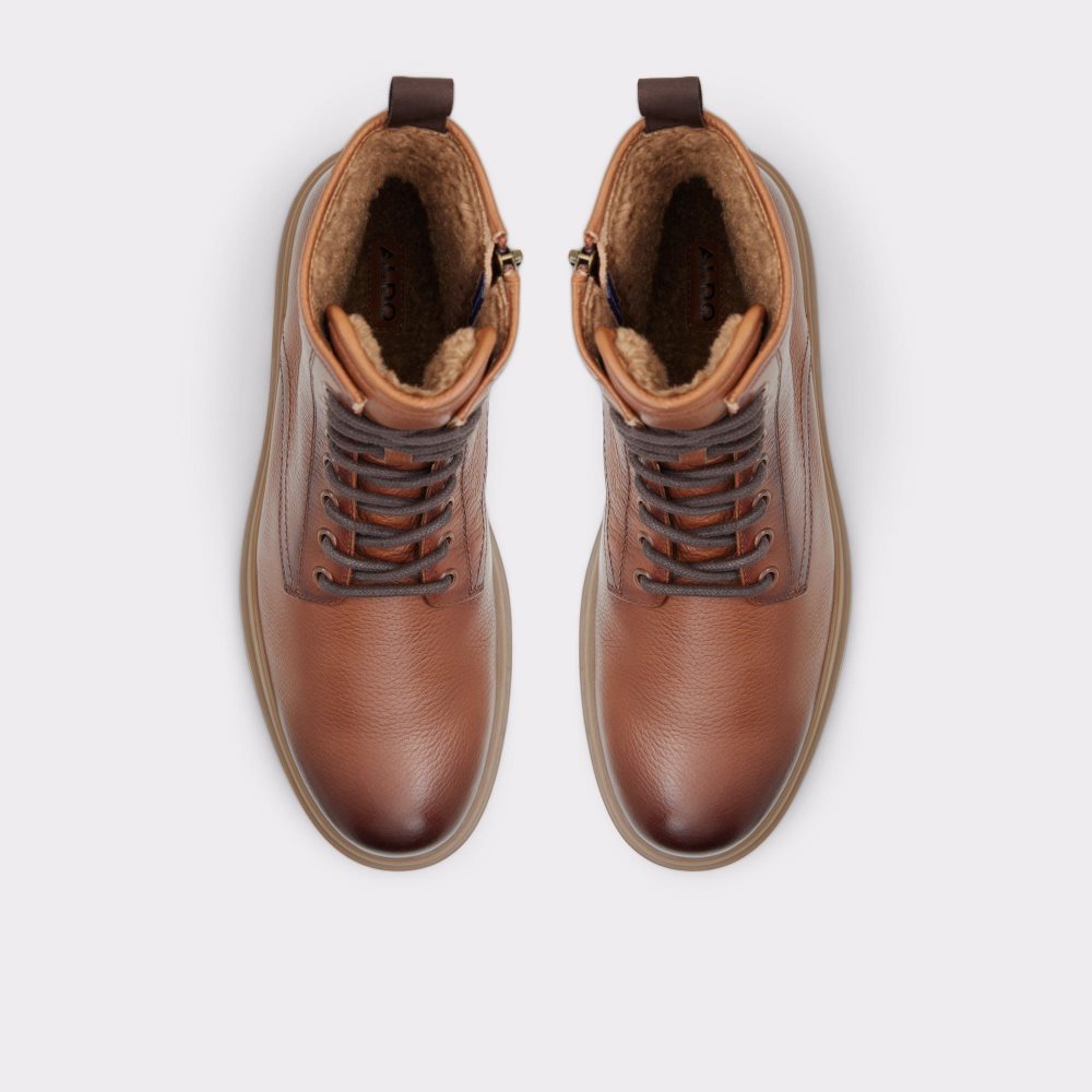 Férfi Aldo Graveldiver Lace-up boot Fűzős Csizma Barna | 540-IQKFBY