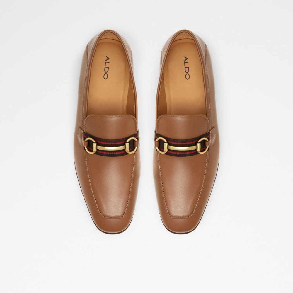 Férfi Aldo Heliothis Loafer Elegáns Cipő Barna | 945-LHEGTJ