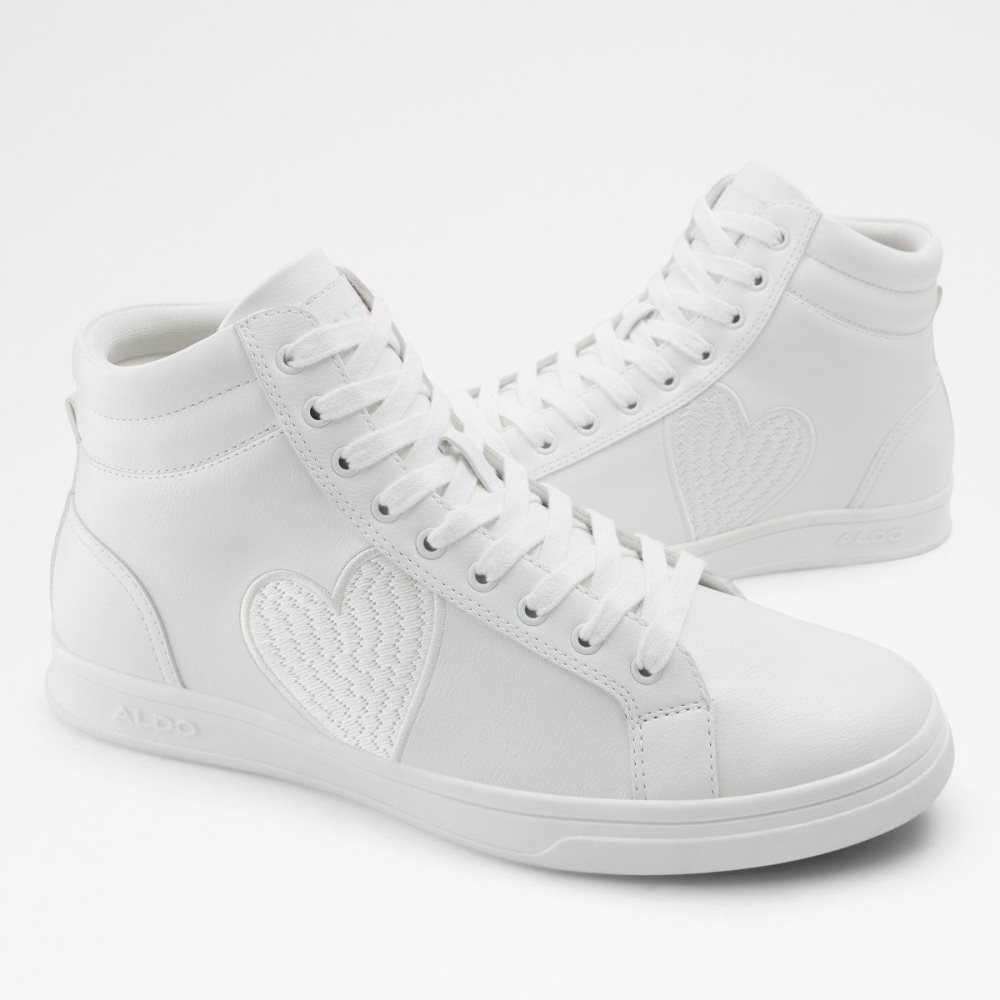 Férfi Aldo High top sneaker Sportcipő Fehér | 097-JHKDSL