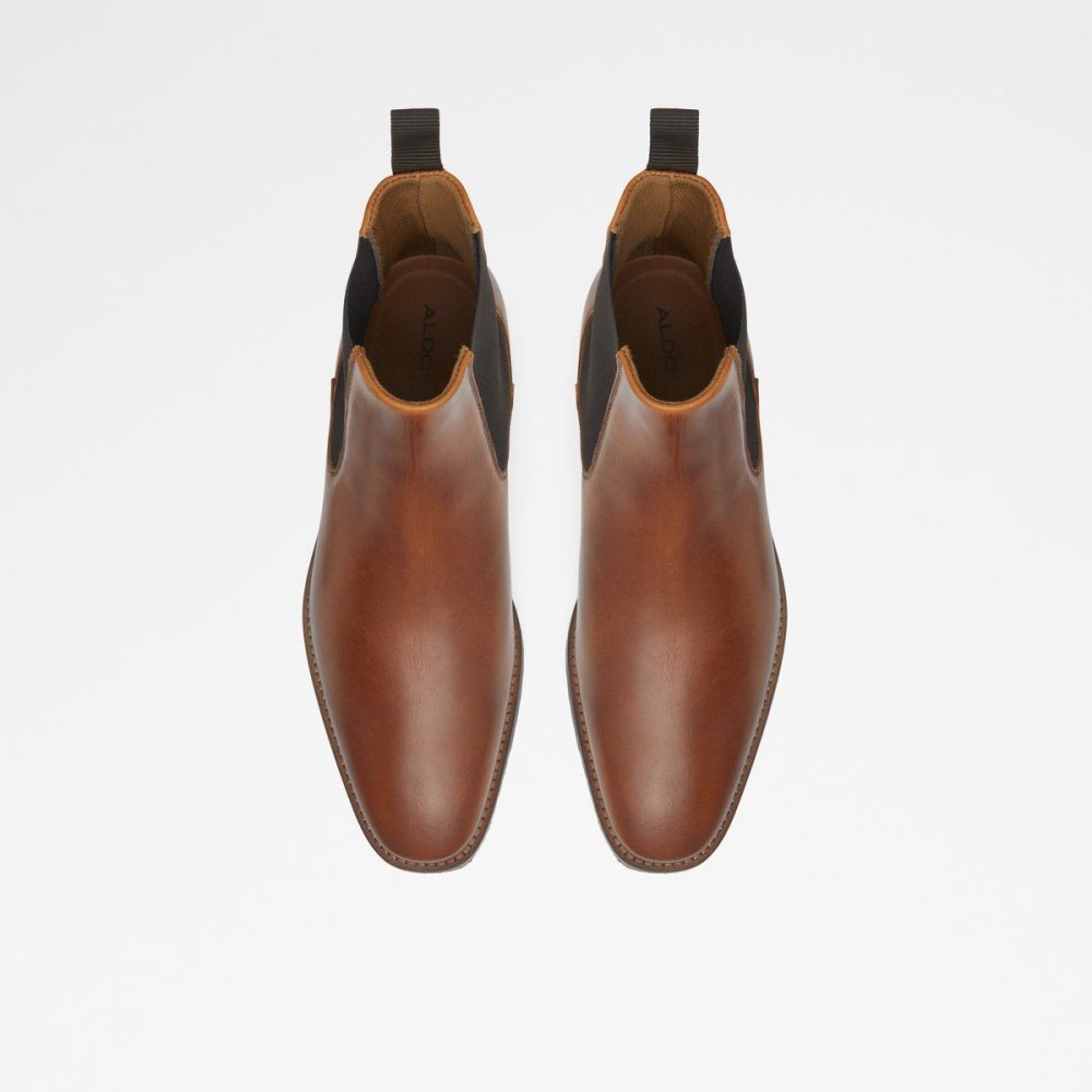 Férfi Aldo Joshh Chelsea boot Chelsea Csizma Világos Barna | 834-BDKXGO