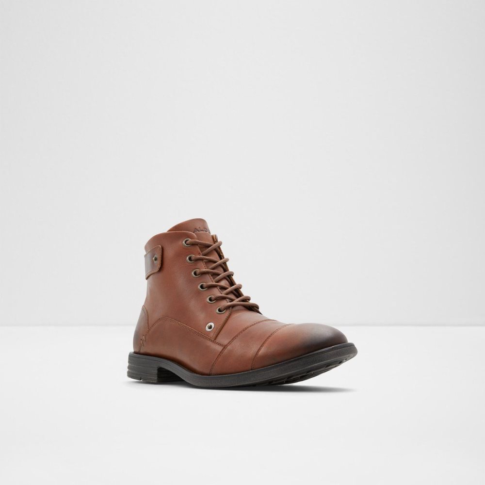 Férfi Aldo Legadorien Lace-up boot Fűzős Csizma Világos Barna | 108-ZHCJYK