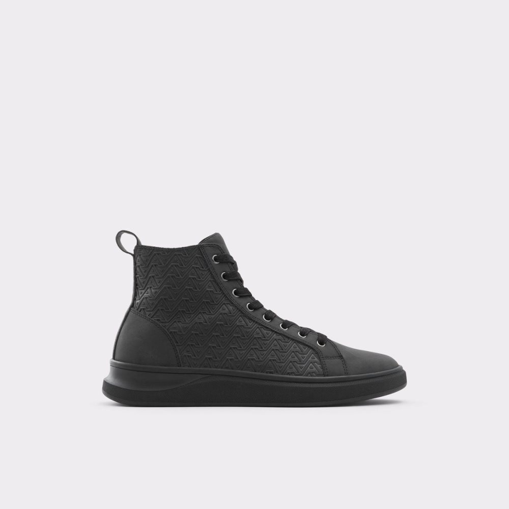 Férfi Aldo Mirardo High top sneaker Sportcipő Fekete | 805-IHSEBP