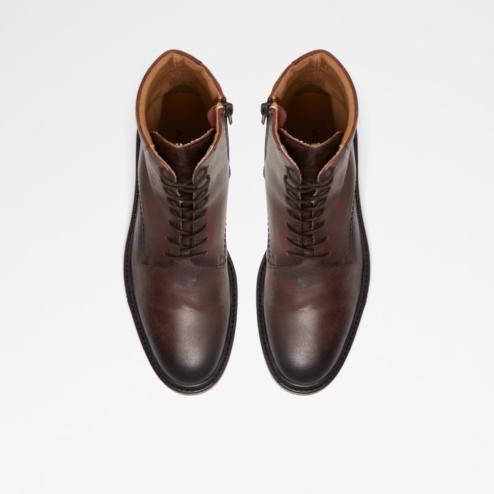 Férfi Aldo Mireridien Lace up boot Fűzős Csizma Barna | 623-TKOGEF