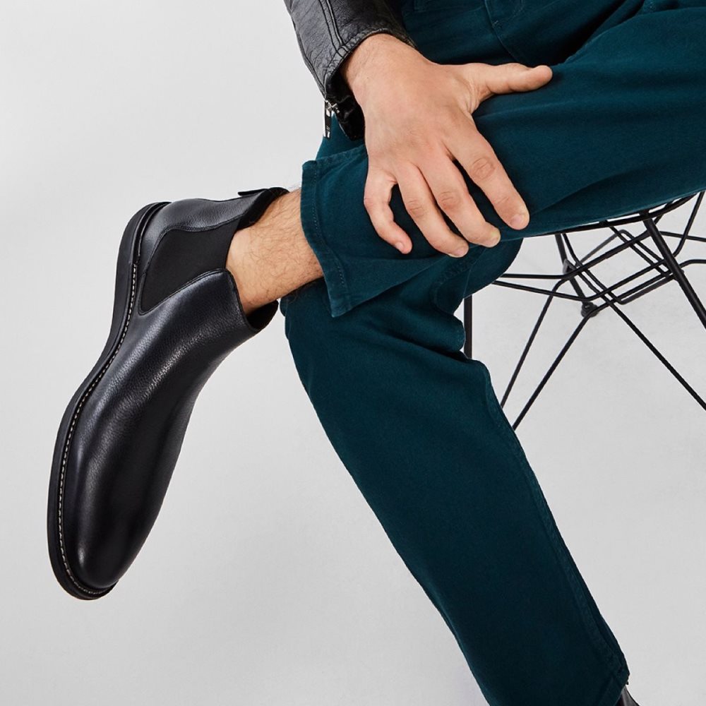Férfi Aldo Moongrip Chelsea boot Csizma Fekete | 143-EMGDVT
