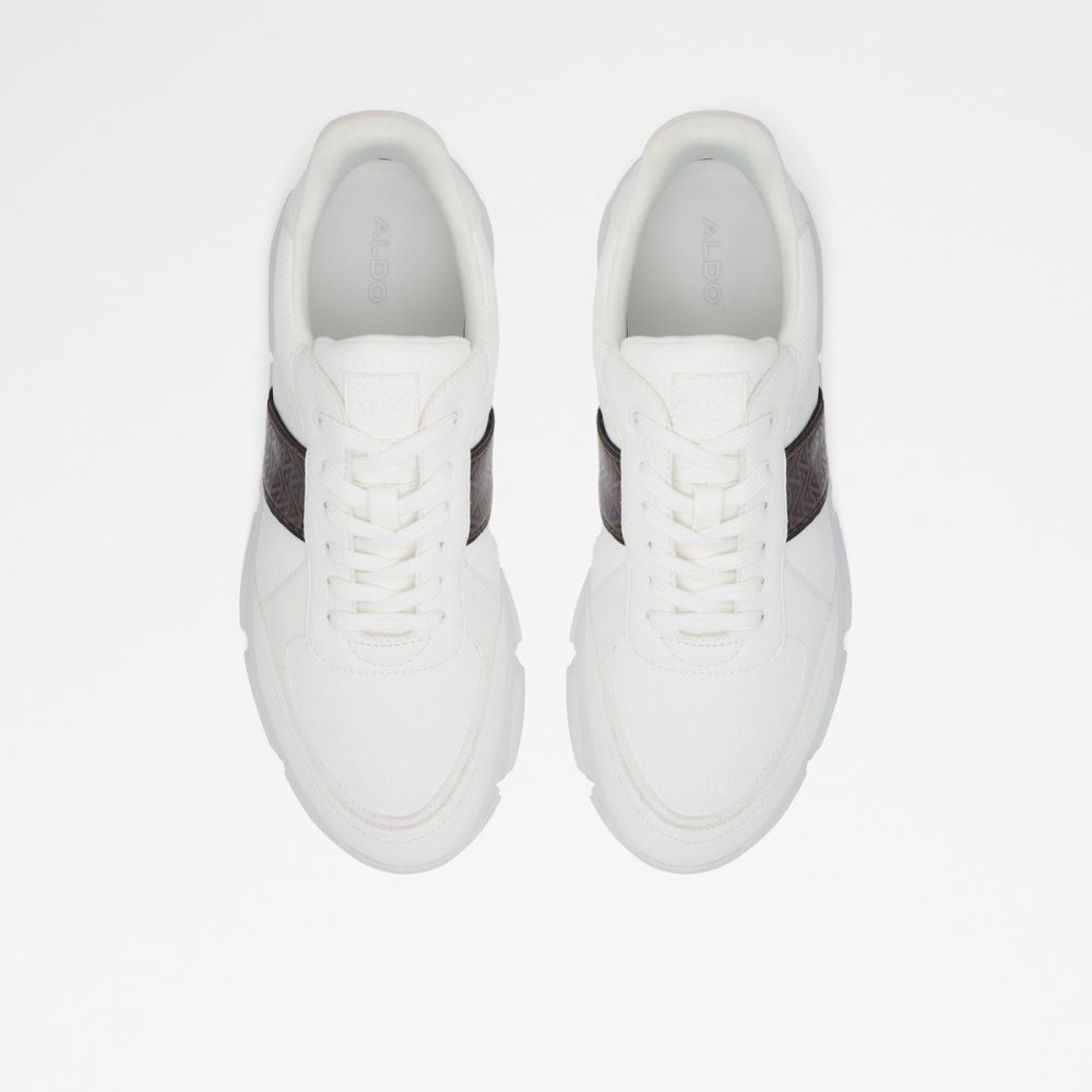 Férfi Aldo Murvaise Jogger Sole Sneaker Sportcipő Fehér | 841-BSMIGQ