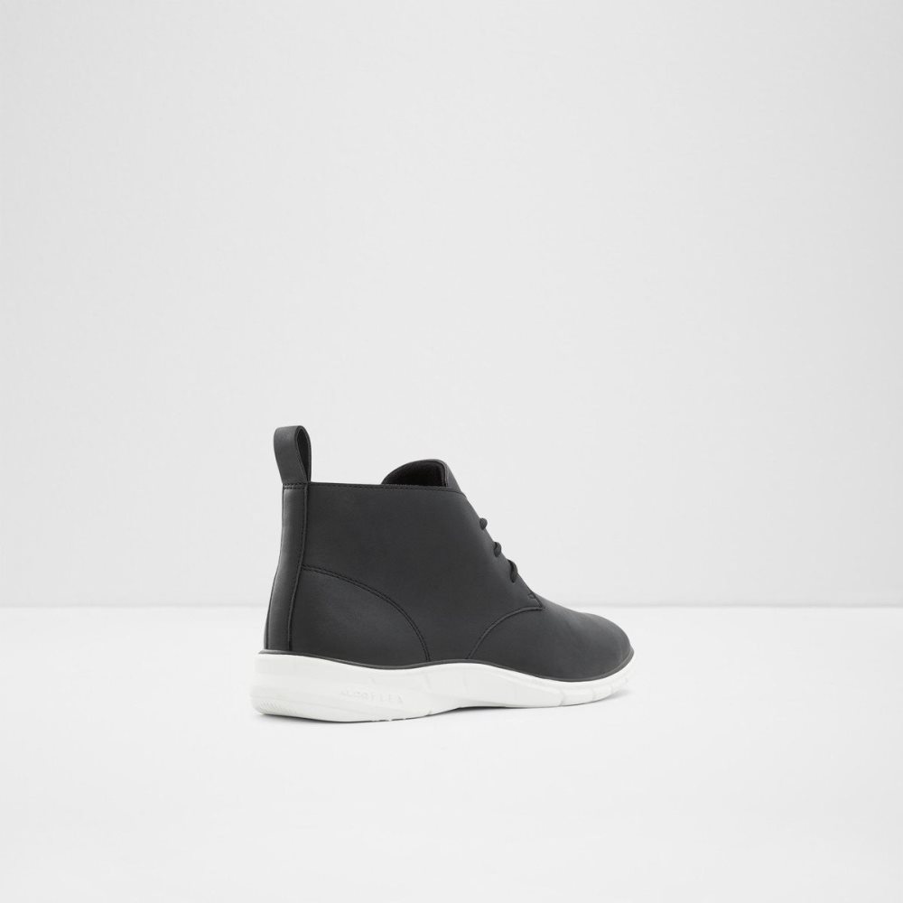 Férfi Aldo Namibi Lace up ankle boot Fűzős Csizma Fekete | 359-UVMSXQ