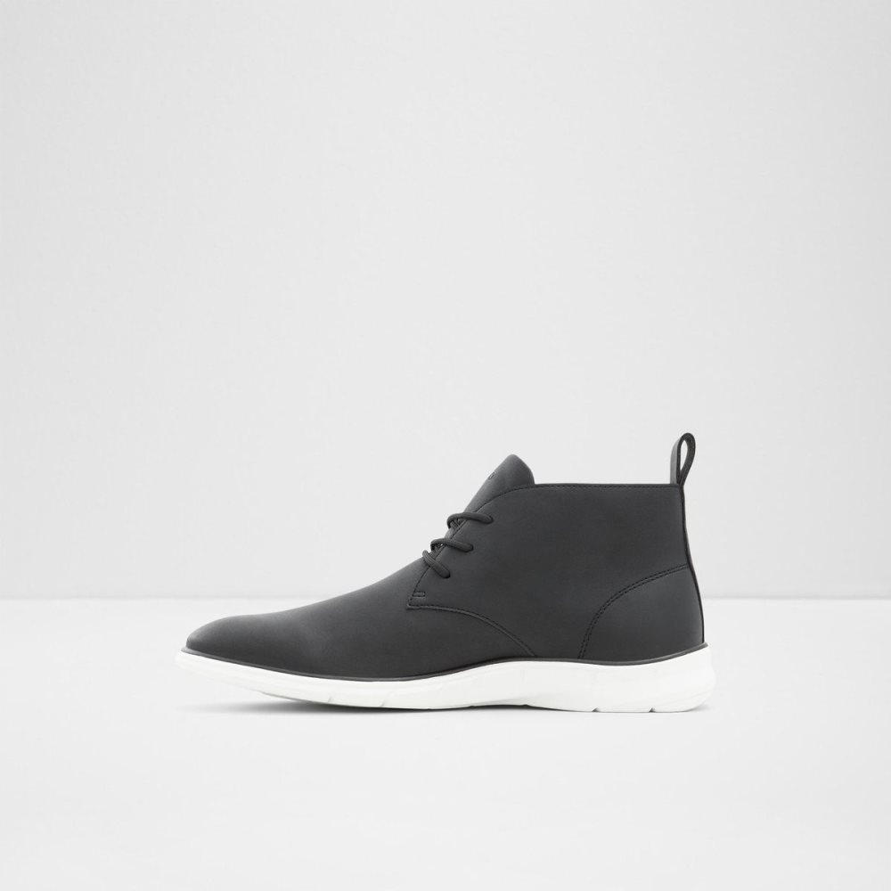 Férfi Aldo Namibi Lace up ankle boot Fűzős Csizma Fekete | 359-UVMSXQ