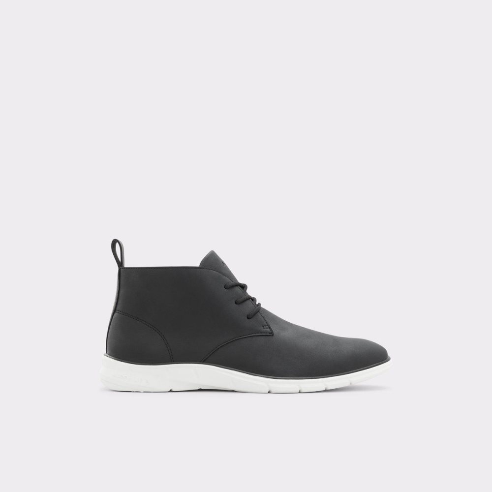 Férfi Aldo Namibi Lace up ankle boot Fűzős Csizma Fekete | 359-UVMSXQ