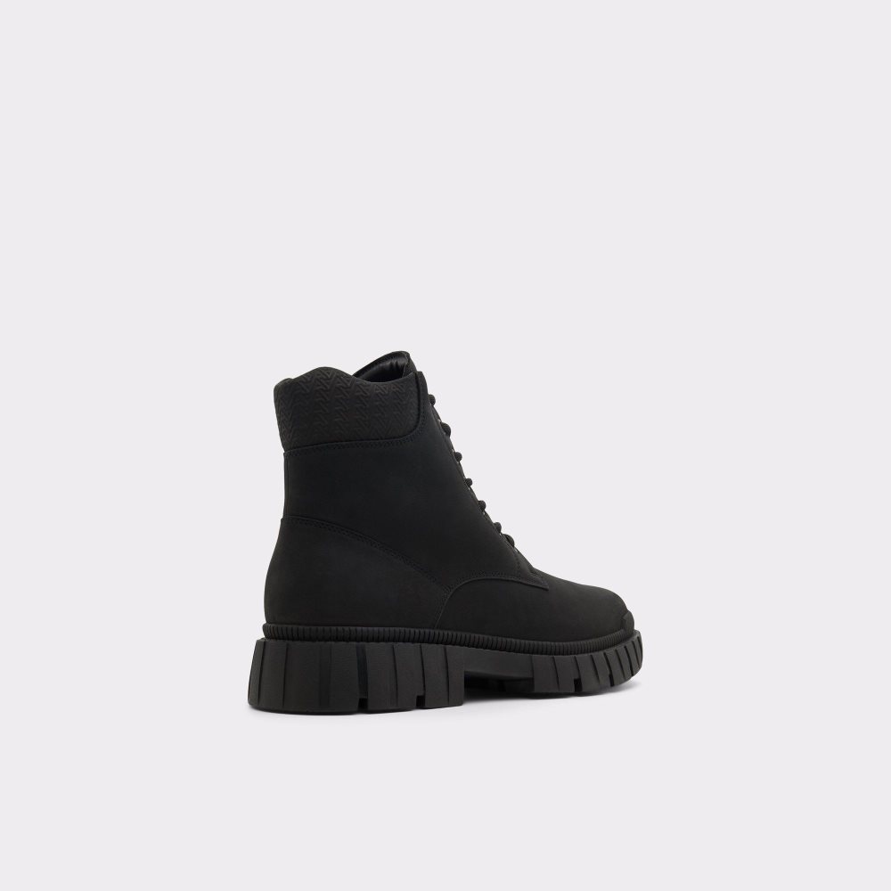 Férfi Aldo Newfield Lace-up boot Fűzős Csizma Fekete | 735-DIYLBG