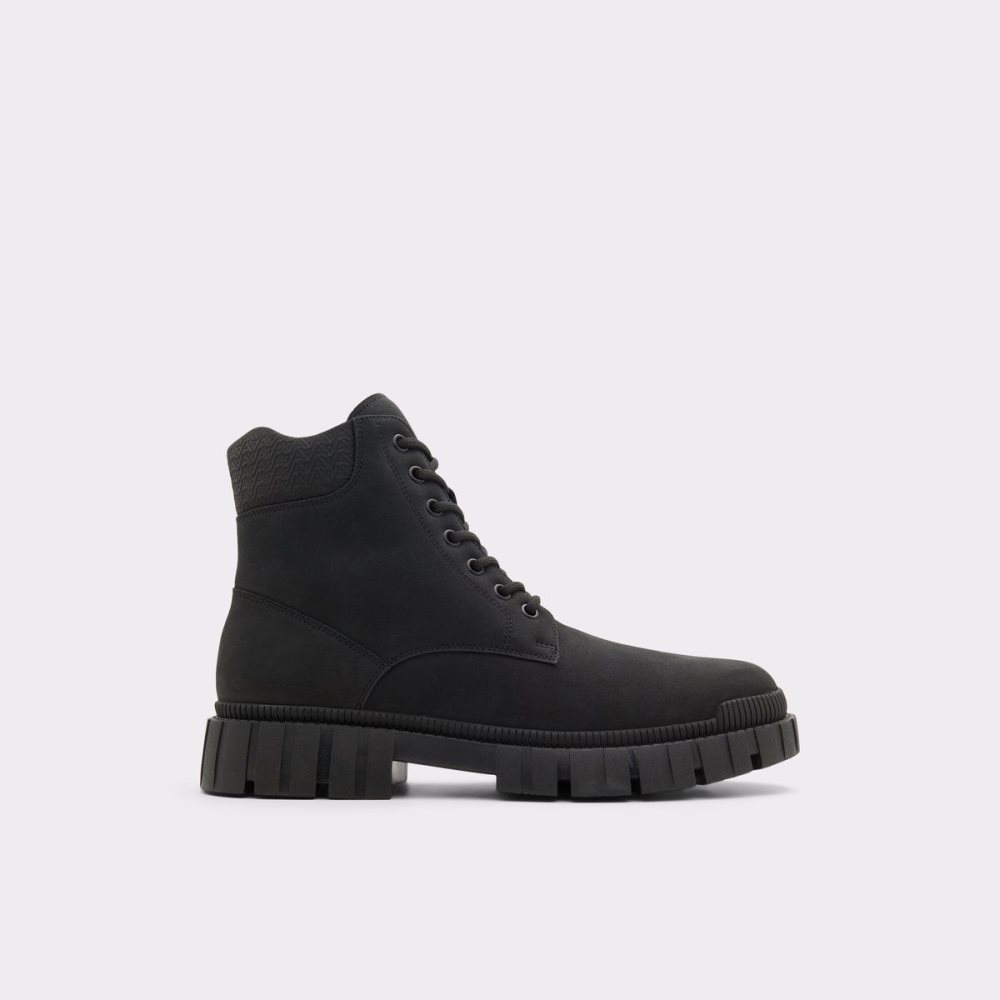Férfi Aldo Newfield Lace-up boot Fűzős Csizma Fekete | 735-DIYLBG