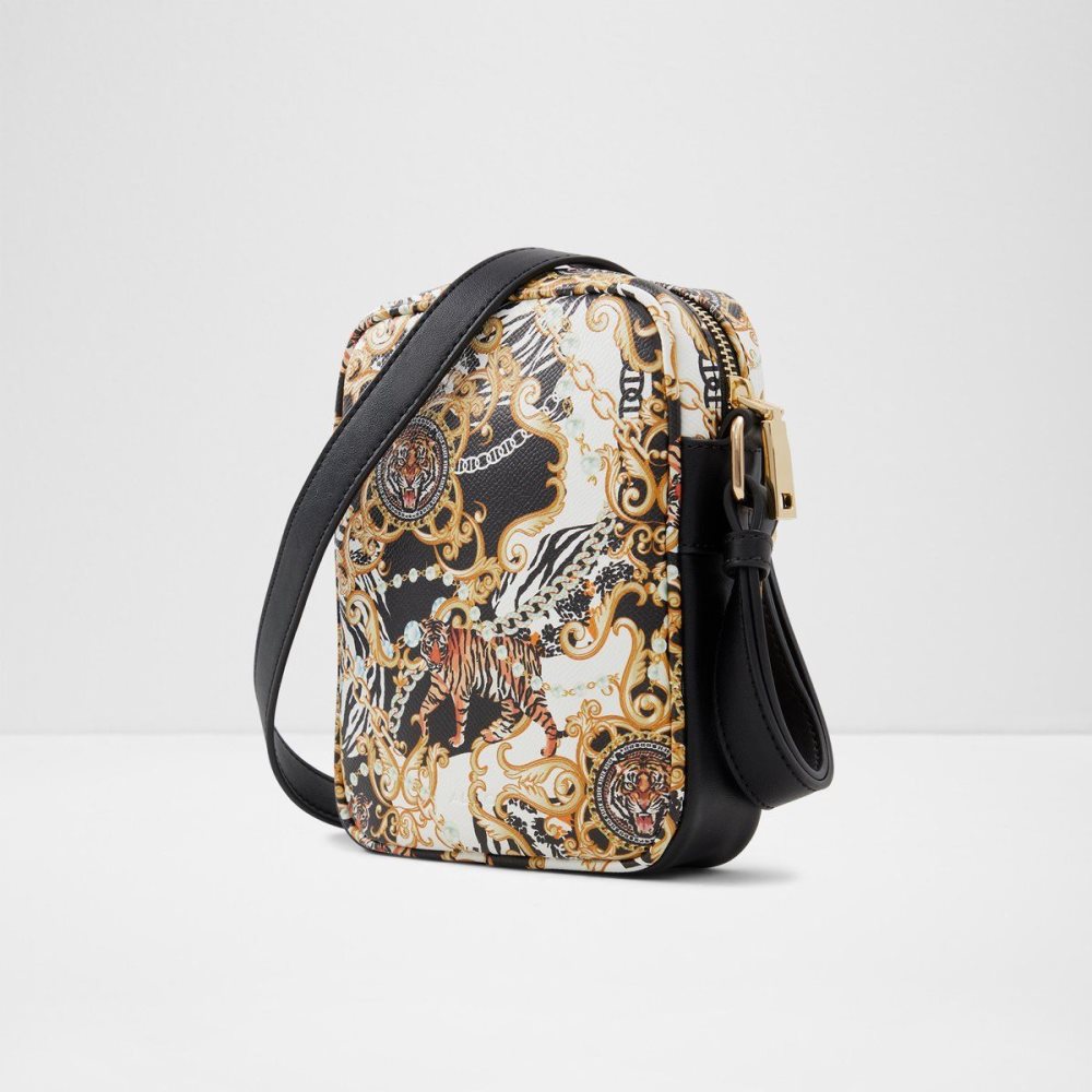 Férfi Aldo Palbaro Crossbody bag Táskák Fekete Arany | 150-SEOZGW