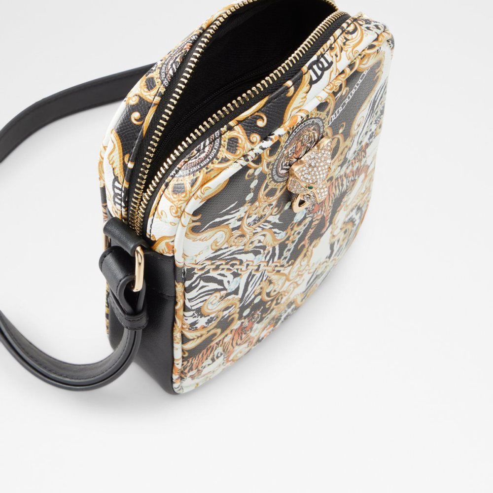 Férfi Aldo Palbaro Crossbody bag Táskák Fekete Arany | 150-SEOZGW