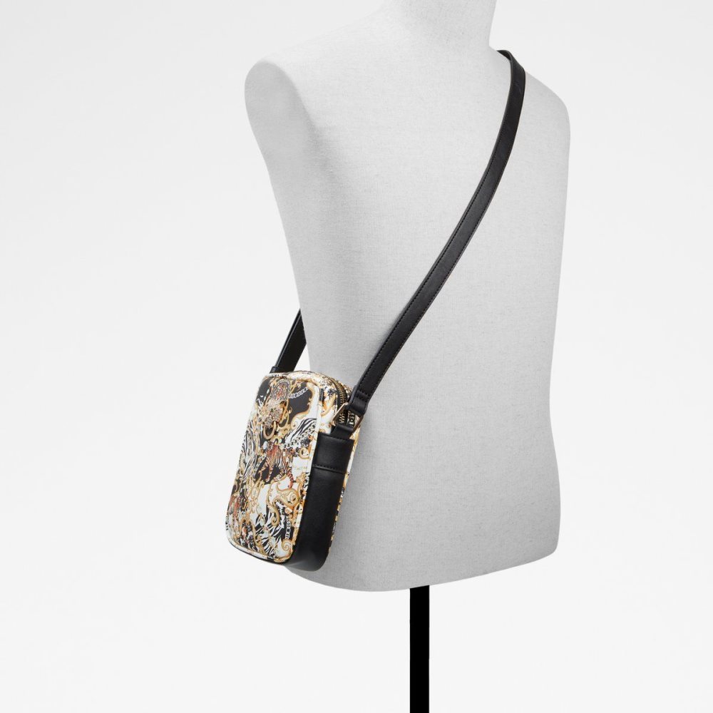 Férfi Aldo Palbaro Crossbody bag Táskák Fekete Arany | 150-SEOZGW