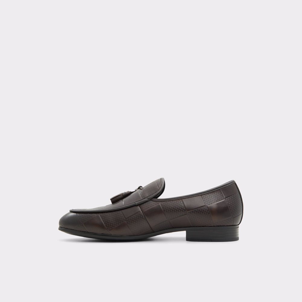 Férfi Aldo Percival Loafer Elegáns Cipő Sötétbarna | 423-DVJXKL