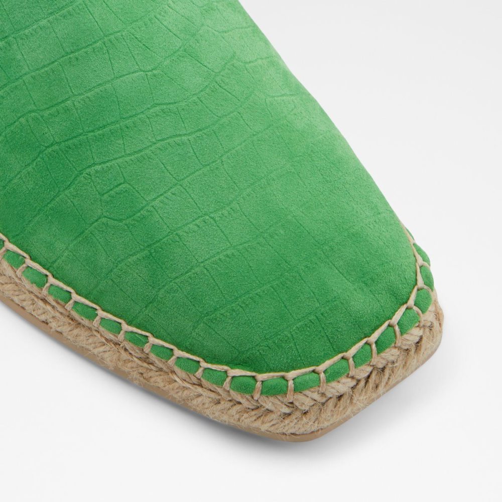 Férfi Aldo Peruco Espadrille Alkalmi Cipő Zöld | 370-ZUPTFQ