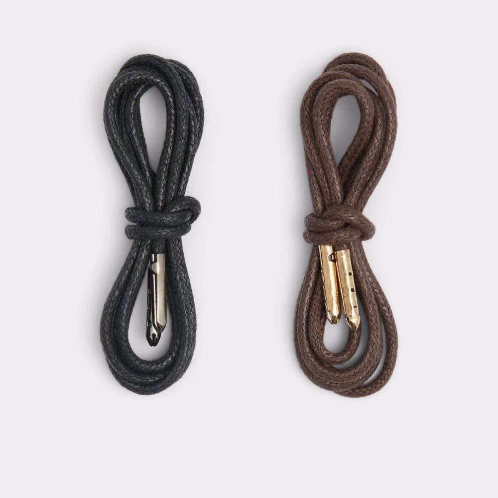 Férfi Aldo Pico Shoelaces Shoe Care Fekete | 398-UIMQTO