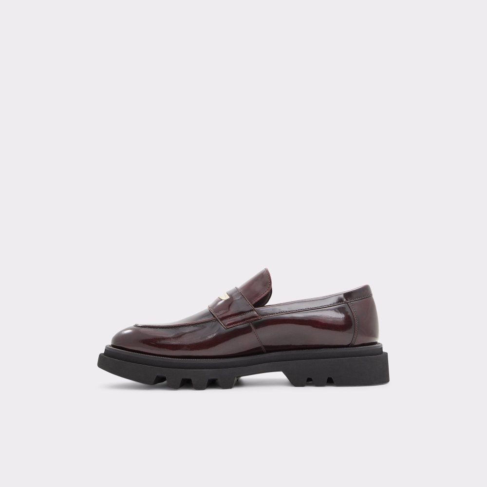 Férfi Aldo Pierre Loafer - Lug sole Slip Ons Piros | 178-GODHPM