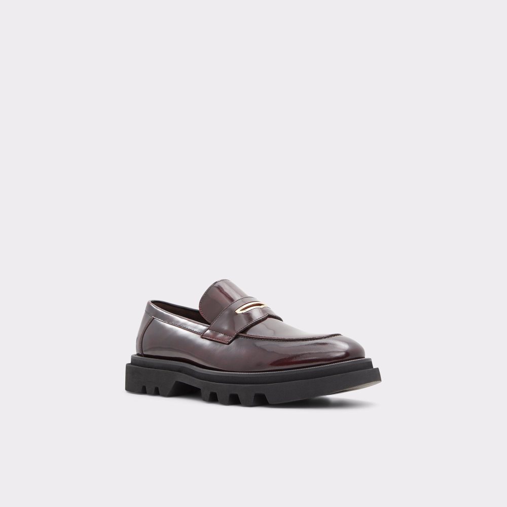 Férfi Aldo Pierre Loafer - Lug sole Slip Ons Piros | 178-GODHPM